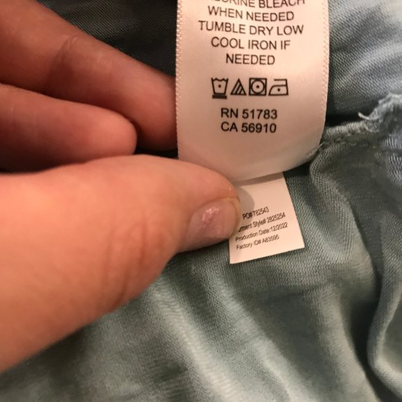 Maurices NWT Light Blue Sleep Shirt Plaid Pocket Detail Medium M NEW Casual Home - Picture 9 of 10